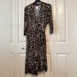 Size 18 Basler jersey wrap dress